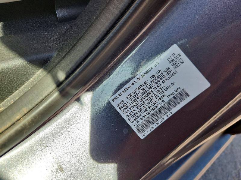 Продаж на аукціоні авто 2018 Honda Odyssey, vin: 5FNRL6H79JB061353, номер лоту: 50361306