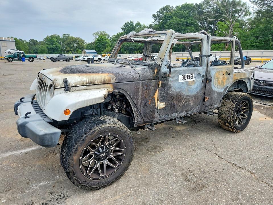 50894656 :رقم المزاد ، 1C4BJWEG5JL842458 vin ، 2018 Jeep Wrangler Unlimited مزاد بيع