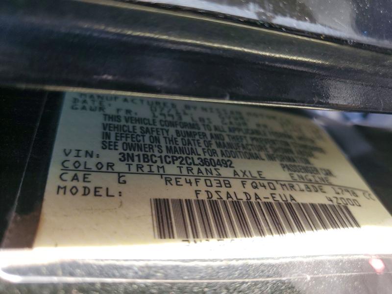 Продажа на аукционе авто 2012 Nissan Versa, vin: 3N1BC1CP2CL360492, номер лота: 51694586