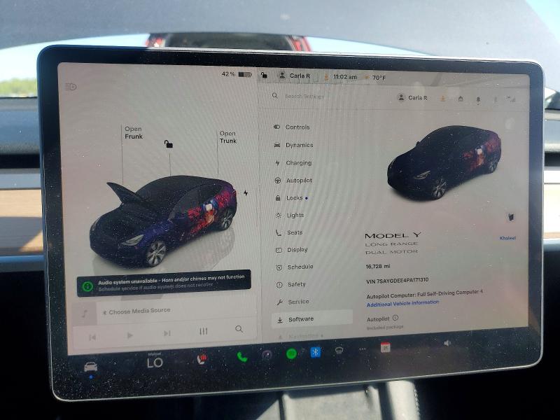 Aukcja sprzedaży 2023 Tesla Model Y, vin: 7SAYGDEE4PA171310, numer aukcji: 50641056