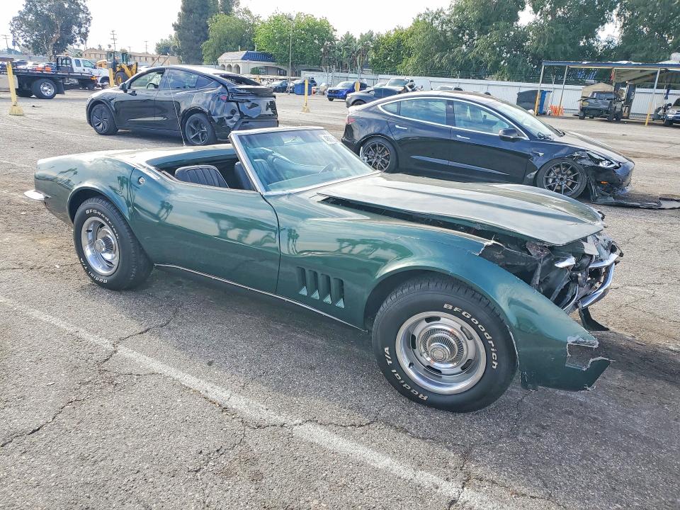 48860696 :رقم المزاد ، 194678S406428 vin ، 1968 Chevrolet Corvette مزاد بيع