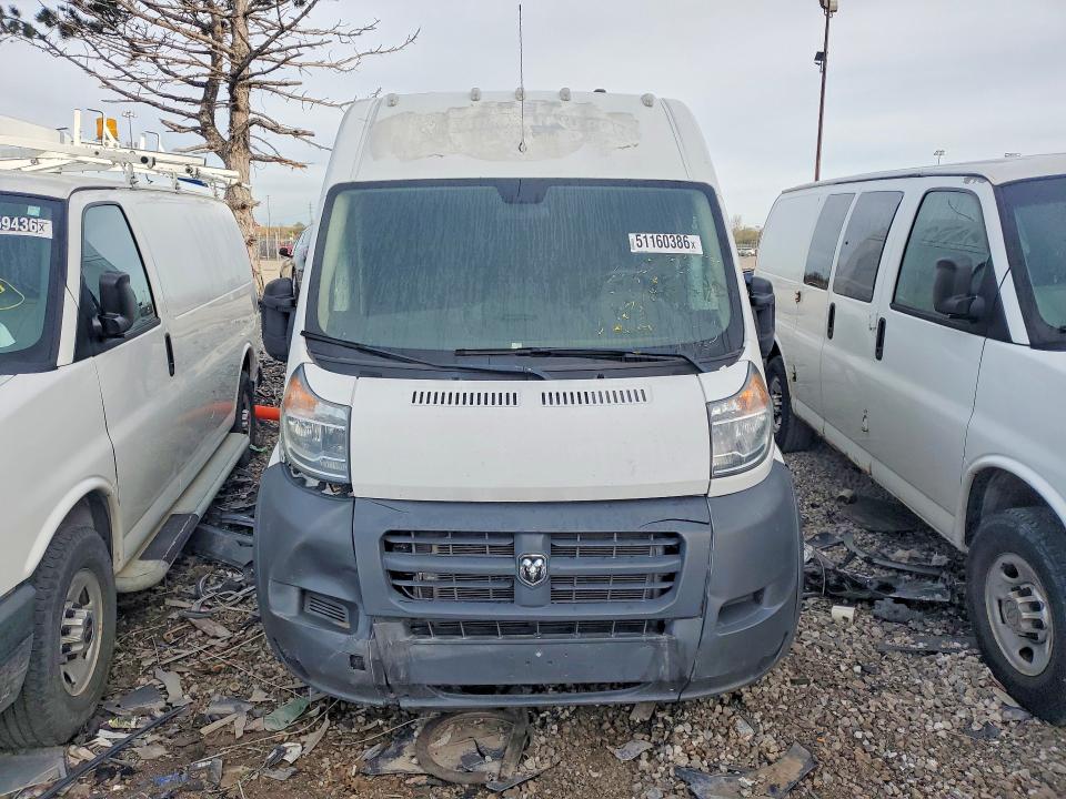 51160386 :رقم المزاد ، 3C6TRVDD2FE501637 vin ، 2015 Ram Promaster 2500 مزاد بيع