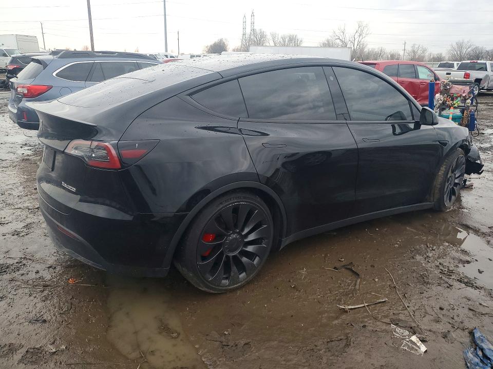 2022 Tesla Model Y მანქანა იყიდება აუქციონზე, vin: 7SAYGDEF8NF501541, აუქციონის ნომერი: 48581626