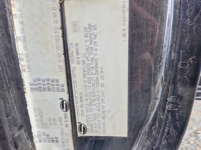 51187136 :رقم المزاد ، 2FZACGBSX8AZ58374 vin ، 2008 Sterling Truck Acterra مزاد بيع