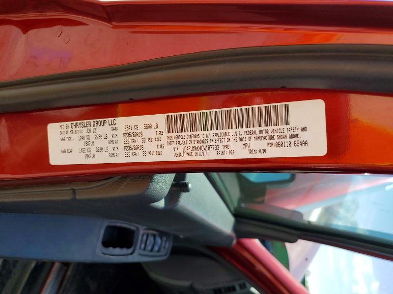 Aukcja sprzedaży 2012 Jeep Liberty, vin: 1C4PJMAK4CW187733, numer aukcji: 50318906