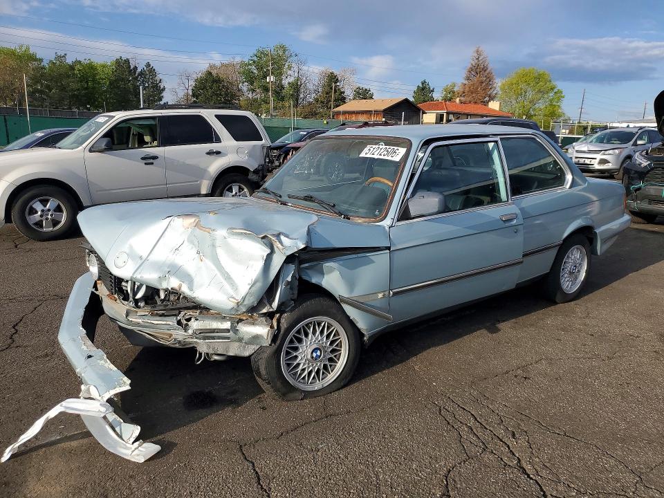 51212506 :رقم المزاد ، WBAAG3304B8010822 vin ، 1981 Bmw 320 مزاد بيع