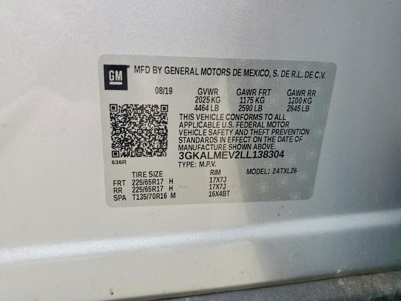 Продажа на аукционе авто 2020 Gmc Terrain, vin: 3GKALMEV2LL138304, номер лота: 51020566