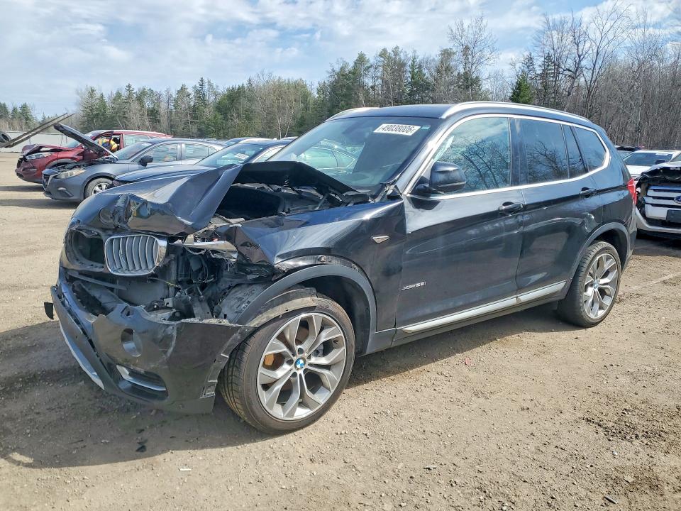 2016 Bmw X3 მანქანა იყიდება აუქციონზე, vin: 5UXWX9C56G0D74612, აუქციონის ნომერი: 49038006