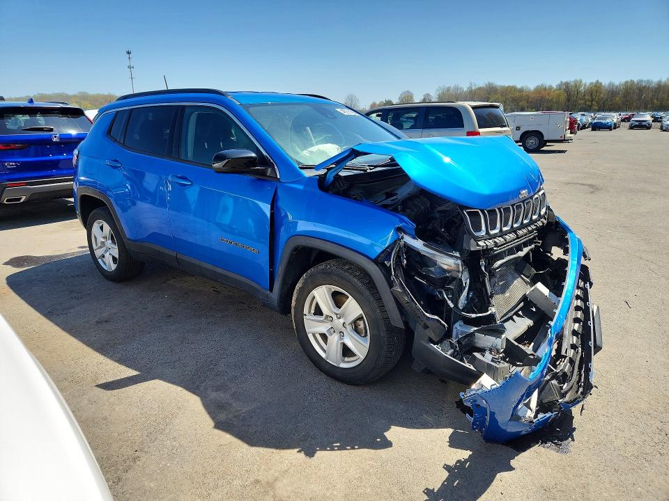 Продаж на аукціоні авто 2022 Jeep Compass, vin: 3C4NJDBB5NT133694, номер лоту: 48951126