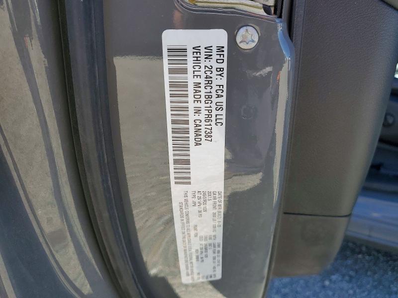 2023 Chrysler Pacifica მანქანა იყიდება აუქციონზე, vin: 2C4RC1BG1PR617387, აუქციონის ნომერი: 50285026