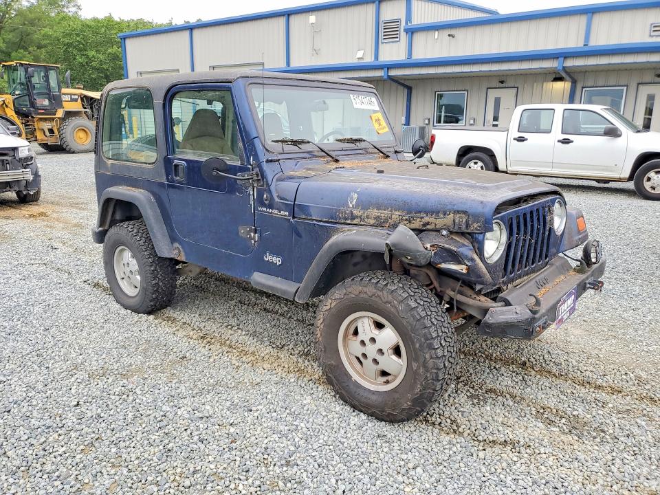 2001 Jeep Wrangler / Tj მანქანა იყიდება აუქციონზე, vin: 1J4FA29P11P324077, აუქციონის ნომერი: 51541746