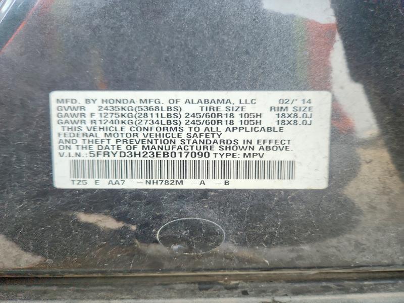 Aukcja sprzedaży 2014 Acura Mdx, vin: 5FRYD3H23EB017090, numer aukcji: 51351946