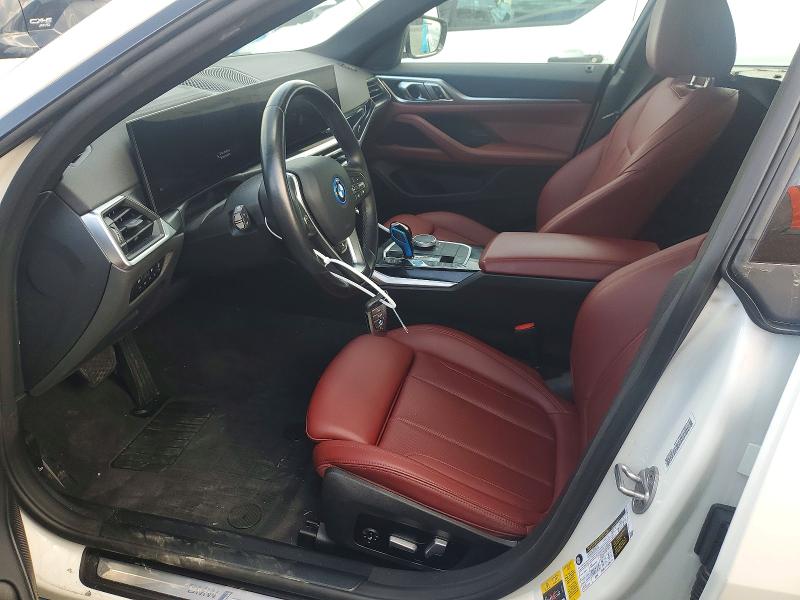 2022 Bmw I4 მანქანა იყიდება აუქციონზე, vin: WBY73AW09NFN12331, აუქციონის ნომერი: 46892096