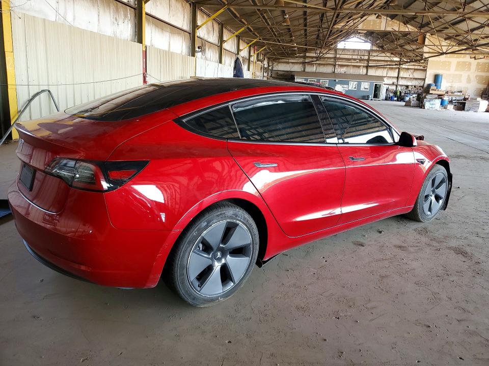 51547216 :رقم المزاد ، 5YJ3E1EA4NF131978 vin ، 2022 Tesla Model 3 مزاد بيع