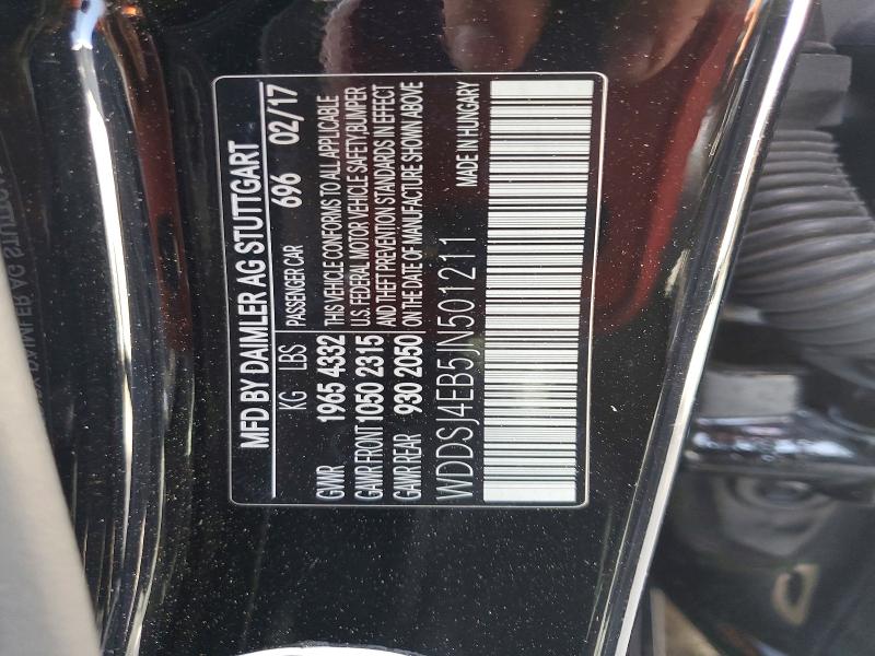 Продажа на аукционе авто 2018 Mercedes-benz Cla, vin: WDDSJ4EB5JN501211, номер лота: 50517036