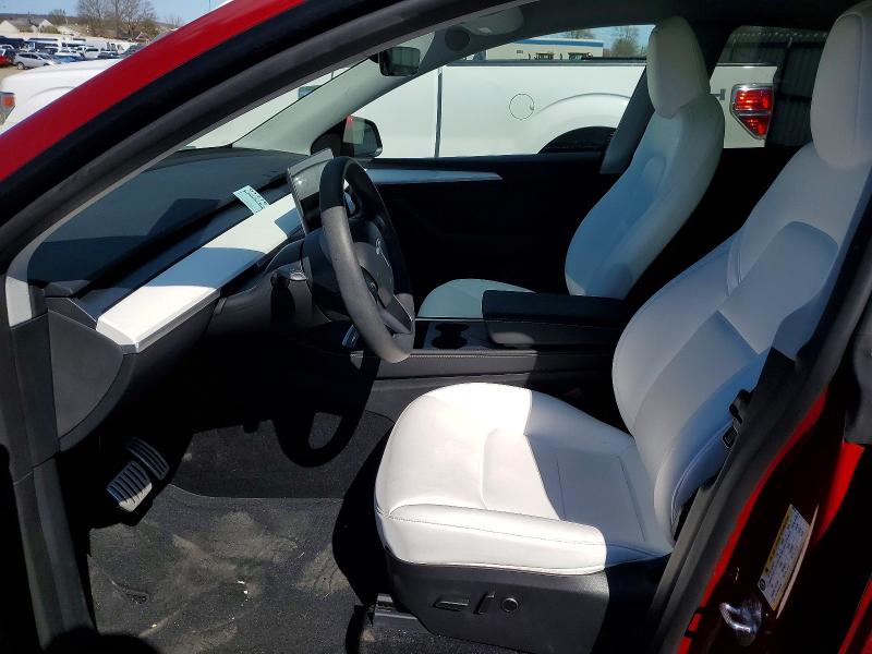 48955026 :رقم المزاد ، 7SAYGDEF5SA348125 vin ، 2025 Tesla Model Y مزاد بيع