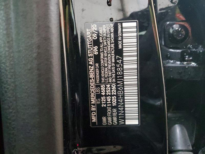 Продажа на аукционе авто 2021 Mercedes-benz Gla, vin: W1N4N4HB6MJ188547, номер лота: 48907216