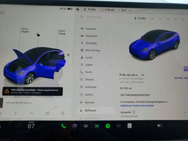Aukcja sprzedaży 2023 Tesla Model Y, vin: 7SAYGDEE3PA157253, numer aukcji: 50920316