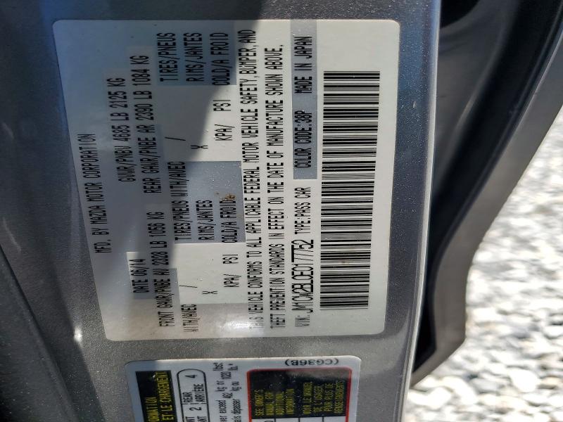 49660726 :رقم المزاد ، JM1CW2BL0E0177752 vin ، 2014 Mazda 5 مزاد بيع