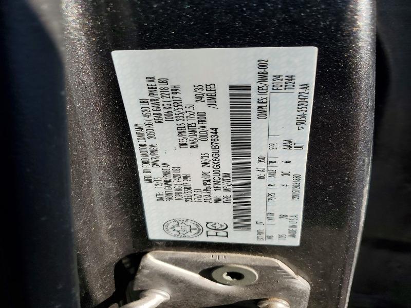Продажа на аукционе авто 2016 Ford Escape, vin: 1FMCU0GX6GUB76344, номер лота: 50526976