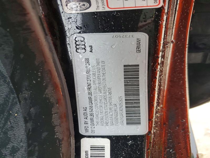 2013 Audi A7 მანქანა იყიდება აუქციონზე, vin: WAUYGAFC4DN052825, აუქციონის ნომერი: 50193886