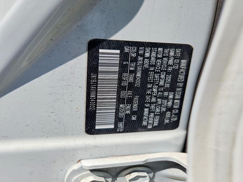 Продажа на аукционе авто 2022 Nissan Rogue Sport, vin: JN1BJ1AV9NW343032, номер лота: 51482956