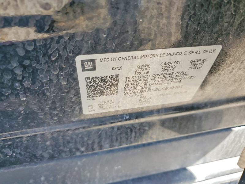 Продажа на аукционе авто 2020 Chevrolet Blazer, vin: 3GNKBKRS8LS530403, номер лота: 49600576