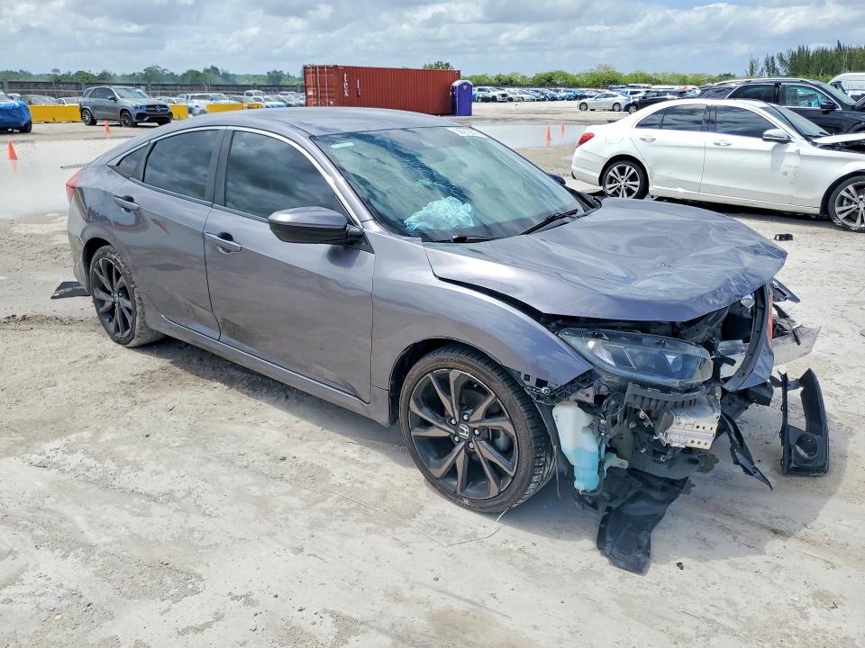 Продажа на аукционе авто 2020 Honda Civic, vin: 19XFC2F88LE017621, номер лота: 50918816