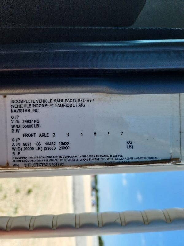 2016 Caterpillar Ct660 მანქანა იყიდება აუქციონზე, vin: 3HTJGTKT3GN201663, აუქციონის ნომერი: 49181906