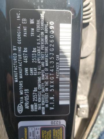 Продажа на аукционе авто 2018 Kia Optima, vin: 5XXGT4L35JG260090, номер лота: 50086036
