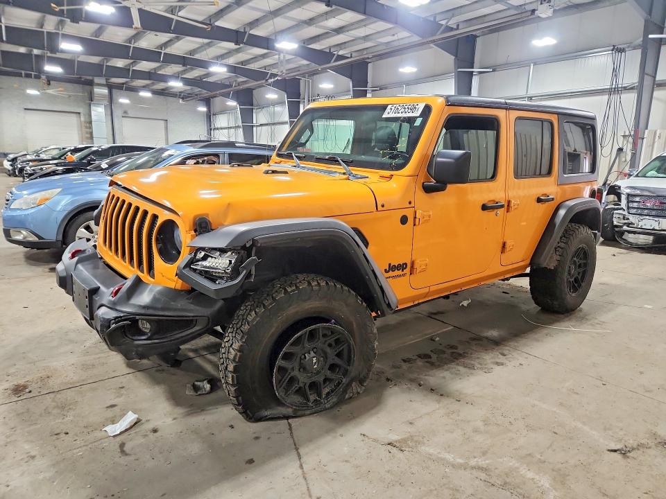 51625596 :رقم المزاد ، 1C4HJXDG6MW692977 vin ، 2021 Jeep Wrangler Unlimited مزاد بيع