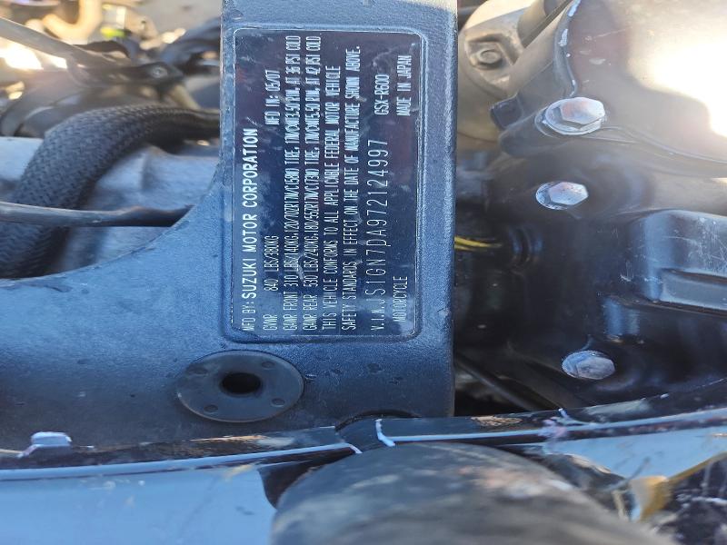 Aukcja sprzedaży 2007 Suzuki Gsx-r600, vin: JS1GN7DA972124997, numer aukcji: 48062126