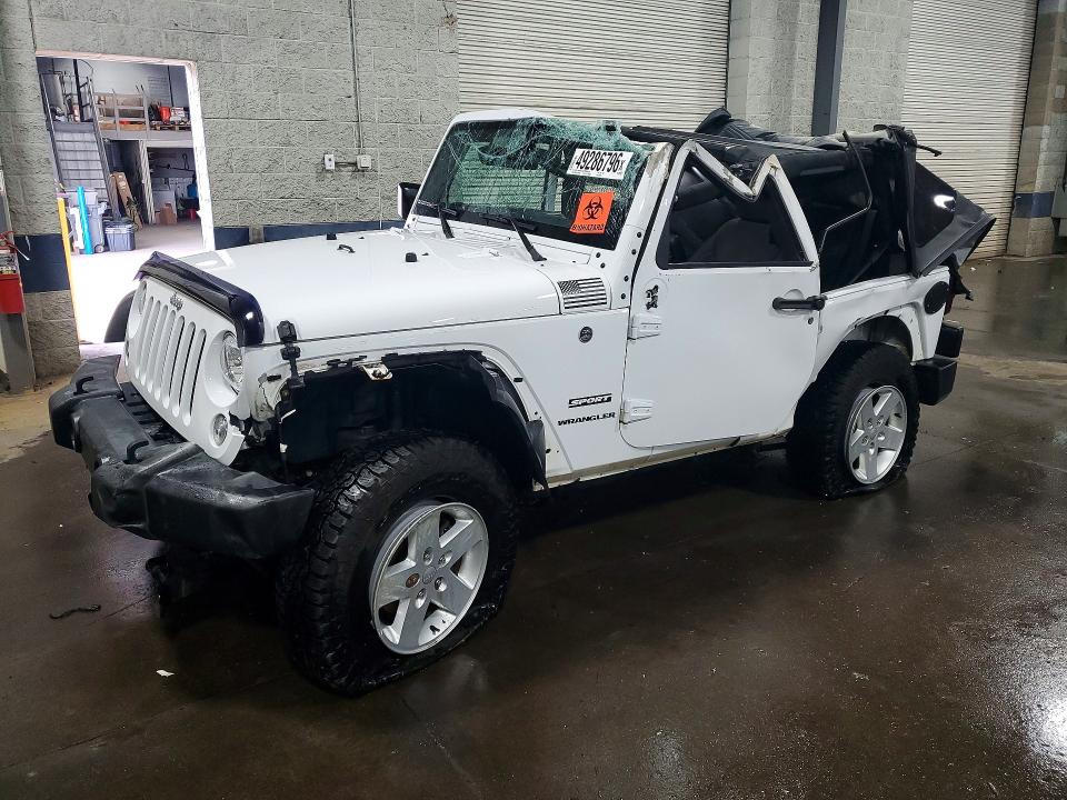 Auction sale of the 2017 Jeep Wrangler, vin: 1C4AJWAG3HL545748, lot number: 49286796