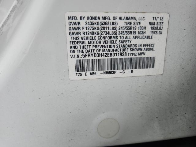Продаж на аукціоні авто 2014 Acura Mdx, vin: 5FRYD3H42EB011928, номер лоту: 49165386