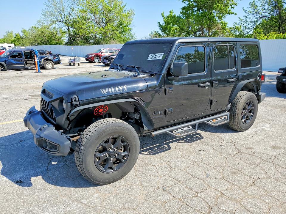 50347666 :رقم المزاد ، 1C4HJXDG2NW148459 vin ، 2022 Jeep Wrangler Unlimited مزاد بيع