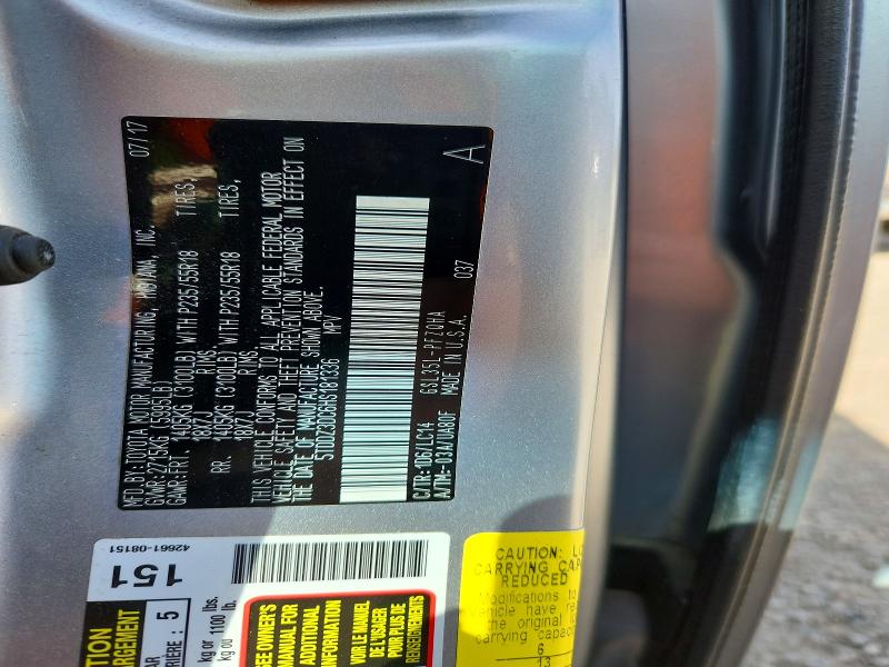 Продажа на аукционе авто 2017 Toyota Sienna, vin: 5TDDZ3DC6HS181336, номер лота: 50774436
