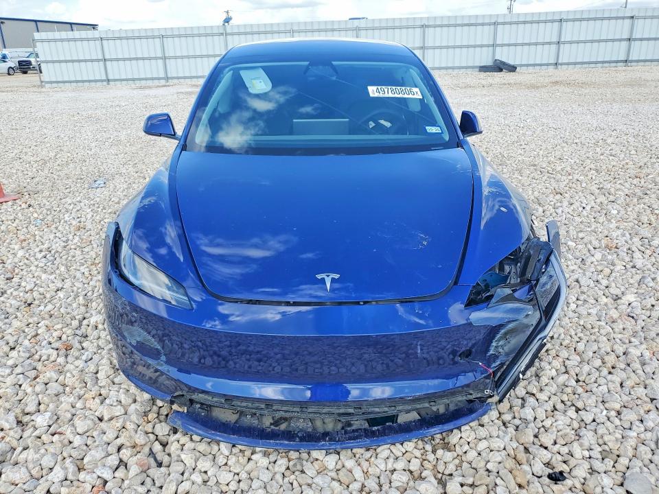49780806 :رقم المزاد ، 5YJ3E1EA5SF009920 vin ، 2025 Tesla Model 3 مزاد بيع