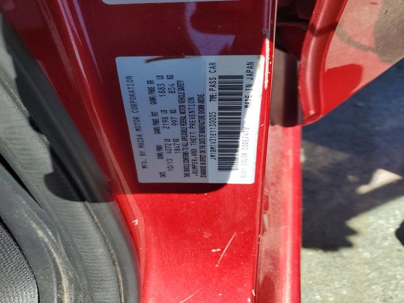 2014 Mazda 3 მანქანა იყიდება აუქციონზე, vin: JM1BM1V31E1130005, აუქციონის ნომერი: 49989676