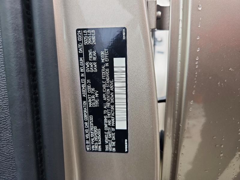 48566896 :رقم المزاد ، YV4L12UF7R2375323 vin ، 2024 Volvo Xc40 مزاد بيع