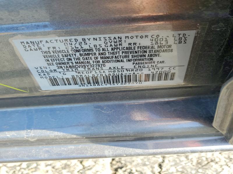 Aukcja sprzedaży 2025 Nissan Sentra, vin: 3N1AB8CV9SY327870, numer aukcji: 51634136