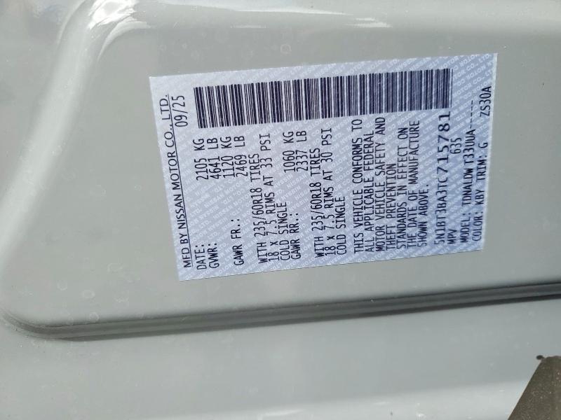 Продажа на аукционе авто 2026 Nissan Rogue, vin: 5N1BT3BA3TC715781, номер лота: 49244926