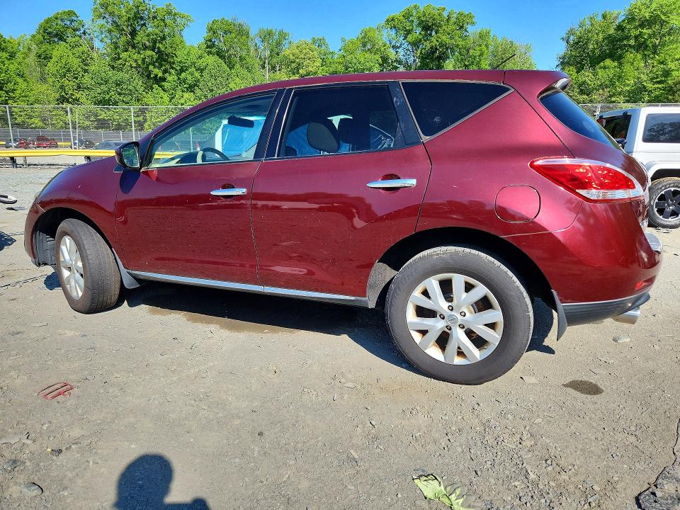 2011 Nissan Murano მანქანა იყიდება აუქციონზე, vin: JN8AZ1MW9BW160204, აუქციონის ნომერი: 51443026