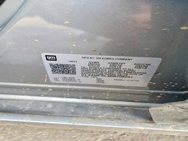 Продажа на аукционе авто 2024 Buick Encore Gx, vin: KL4AMFSL4RB008097, номер лота: 48897626