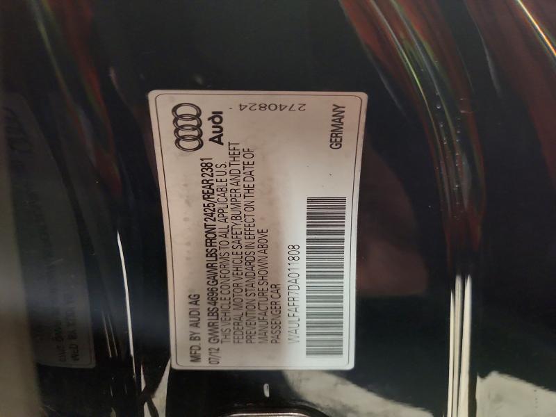 Aukcja sprzedaży 2013 Audi A5, vin: WAULFAFR7DA011808, numer aukcji: 51901876