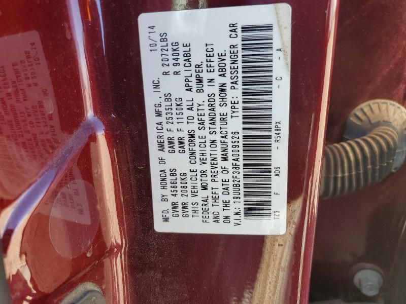 2015 Acura Tlx მანქანა იყიდება აუქციონზე, vin: 19UUB2F38FA009526, აუქციონის ნომერი: 47810976
