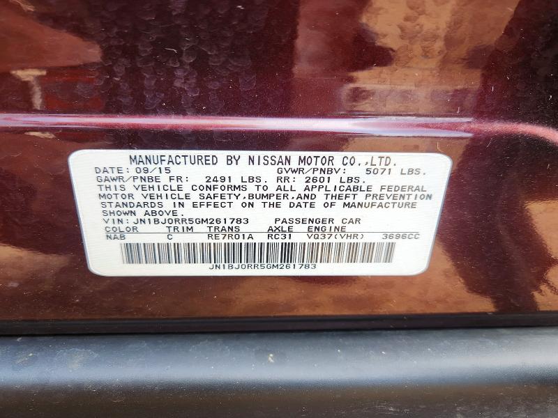 Aukcja sprzedaży 2016 Infiniti Qx50, vin: JN1BJ0RR5GM261783, numer aukcji: 50087876