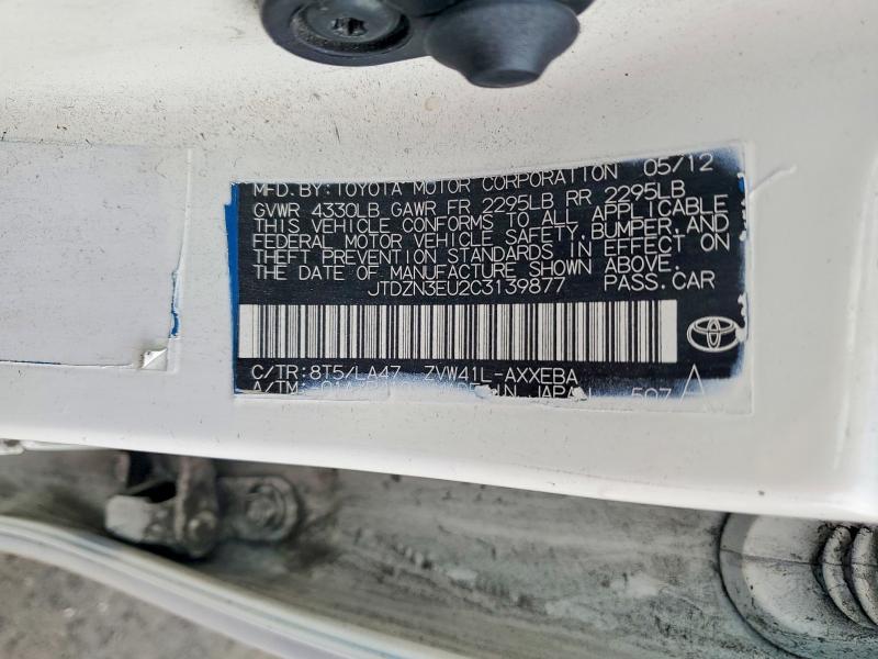 Продажа на аукционе авто 2012 Toyota Prius V, vin: JTDZN3EU2C3139877, номер лота: 48661016