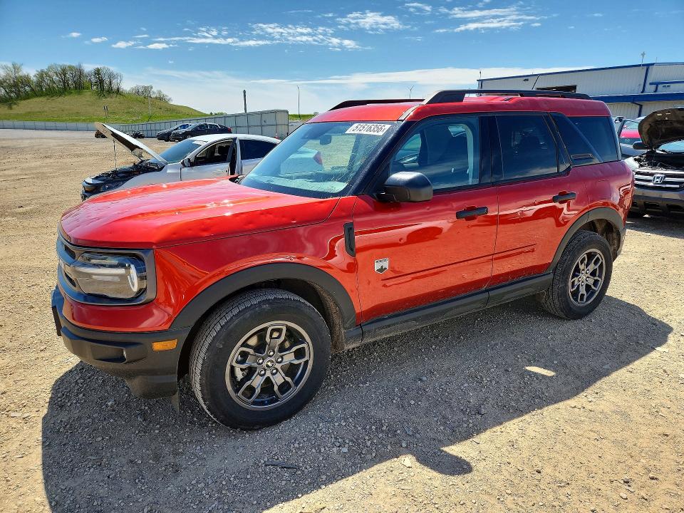 51516356 :رقم المزاد ، 3FMCR9B60PRE06228 vin ، 2023 Ford Bronco Sport مزاد بيع