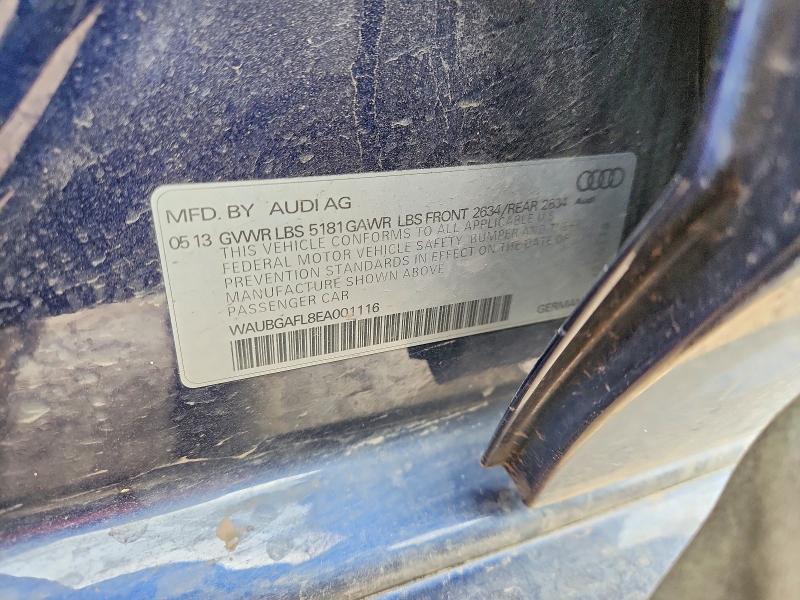 Продаж на аукціоні авто 2014 Audi S4, vin: WAUBGAFL8EA001116, номер лоту: 49741996