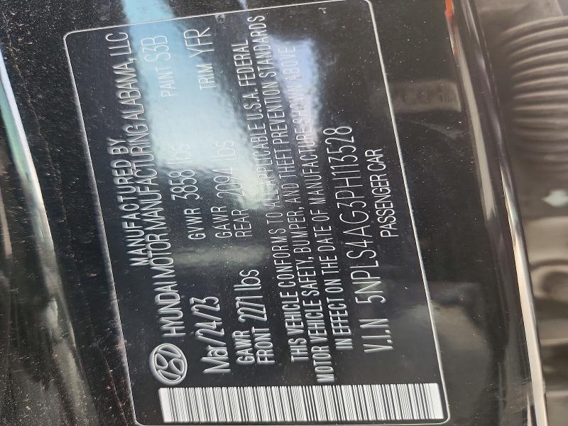 Продажа на аукционе авто 2023 Hyundai Elantra, vin: 5NPLS4AG3PH113528, номер лота: 49179536